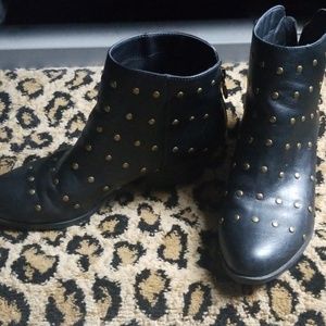 Studded booties